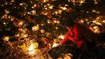 Ritual Lampu Minyak Terangi Malam Bala Chaturdashi di Kathmandu