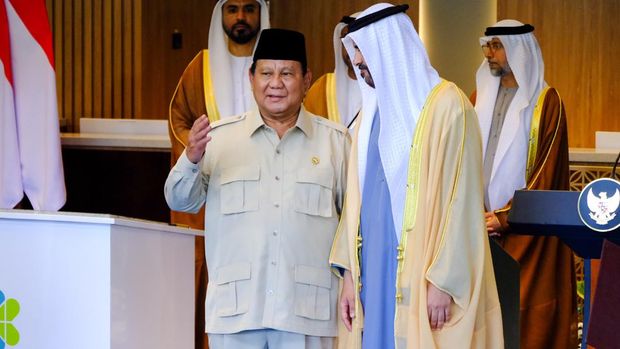 RS Kardiologi Solo Momen Presiden Prabowo Subianto meresmikan Rumah Sakit Kardiologi Emirates-Indonesia Solo, Rabu (19/11/2025).