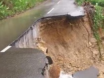 Jalan Provinsi Labuan Bajo-Terang Amblas, Akses Warga Terancam Putus