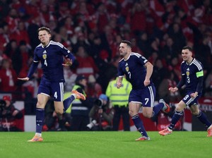 Hajar Denmark 4-2, Skotlandia Lolos ke Piala Dunia 2026