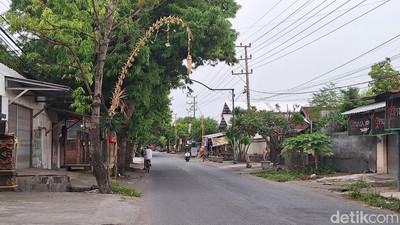 Sunyinya Mataram Saat Umat Hindu Rayakan Galungan