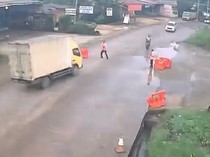 Sopir Truk Boks yang Tabrak Petugas Perhubungan Saat Cek Kendaraan Diamankan