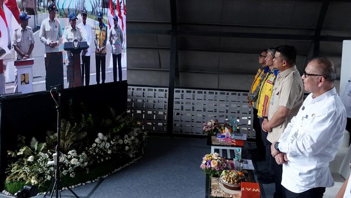 Gubernur Sumatera Utara (Sumut) Muhammad Bobby Afif Nasution menghadiri peresmian Underpass Gatot Subroto Medan