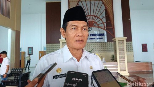 Wakil Bupati Lombok Tengah, Muhammad Nursiah saat ditemui awak media, Rabu (19/11/2025).