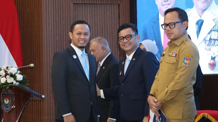 Walkot Agung saat penutupan KPPD Kemendagri. (Foto: Dok Diskominfotik Pekanbaru)