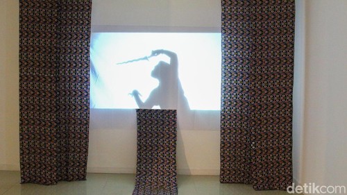 Suasana pameran MTN Lab Residensi Jakarta yang bertajuk 