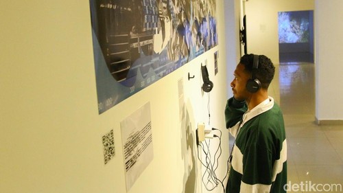 Suasana pameran MTN Lab Residensi Jakarta yang bertajuk 