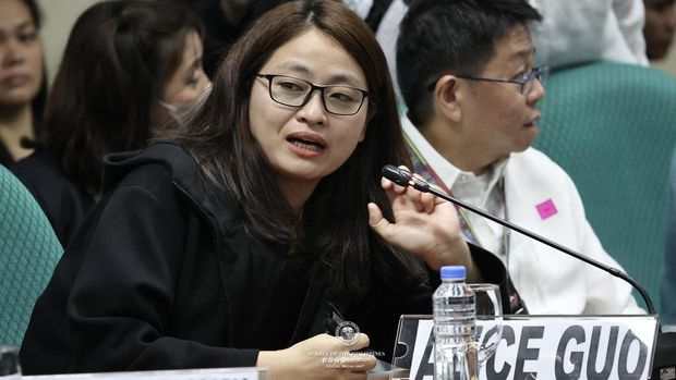 Alice Guo. (Facebook/Senate of the Philippines/File Foto)