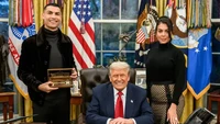 Viral Ronaldo 'Gocek' Trump di Ruang Oval