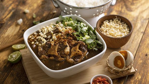 Ilustrasi rawon Ilustrasi rawon