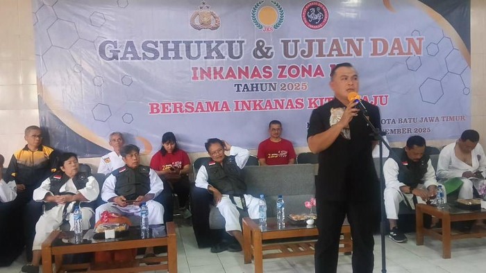 Kasatreskrim Polresta Malang Kota Kompol M Sholeh hadir mewakili Kapolresta Malang Kota Kombes Pol Nanang Haryono selaku Ketua Umum Inkanas Cabang Kota Malang