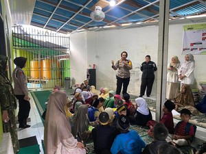 Upaya Iptu Juani Aing Bentengi Anak-anak Pesisir Tarakan dari Peredaran Narkoba
