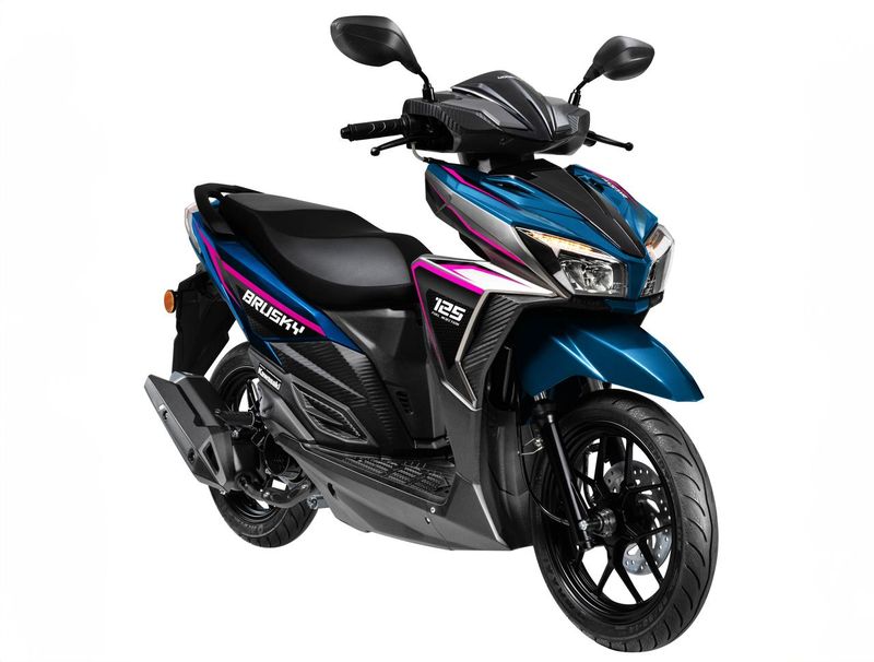 Kawasaki segarkan Brusky 125, skutik entry level pesaing Vario
