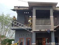 Korsleting, Rumah Agus di Cokro Klaten Terbakar