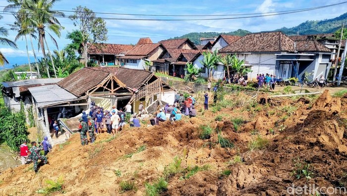 Lokasi longsor di Ponorogo