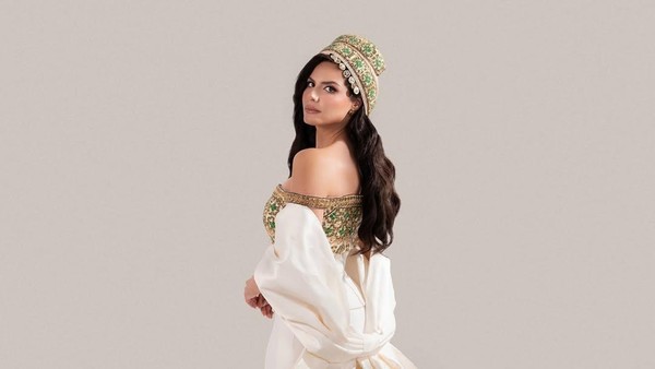 Potret Gaun Dramatis Miss Universe Palestine Bergambar Masjid Al-Aqsa