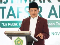 Menag Ajak Ulama Kembangkan Tafsir yang Sesuai Realitas Kehidupan Masyarakat