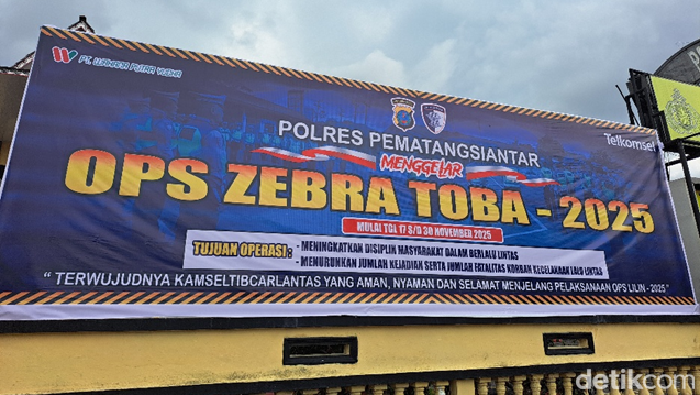 Polres Pematangsiantar menggelar Operasi Zebra Toba 2025