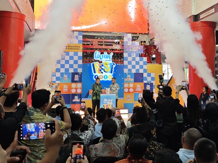 Pembukaan Livin Fest 2025 di Makassar (Foto: Urwatul Wutsqaa/detikcom)