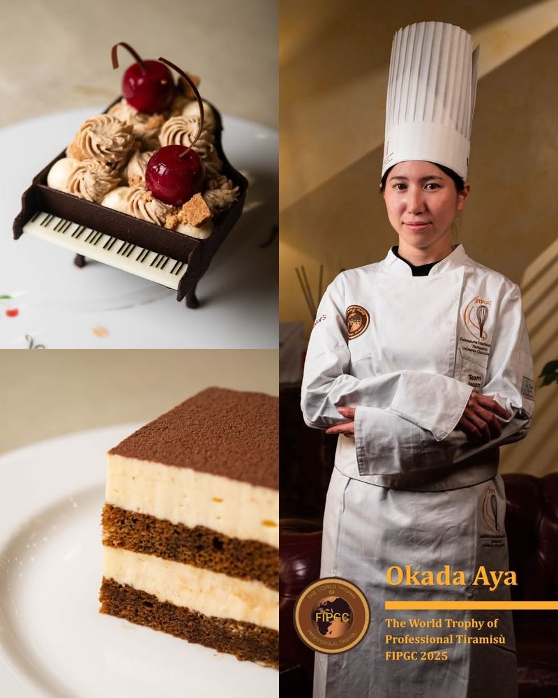 Chef Jepang Pemenang Kompetisi Tiramisu Dunia dari Negara di Asia.