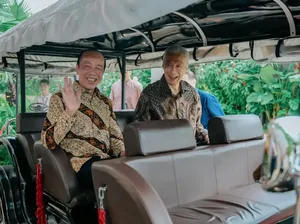 Penampilan Terkini Jokowi Saat Kunjungan ke Singapura