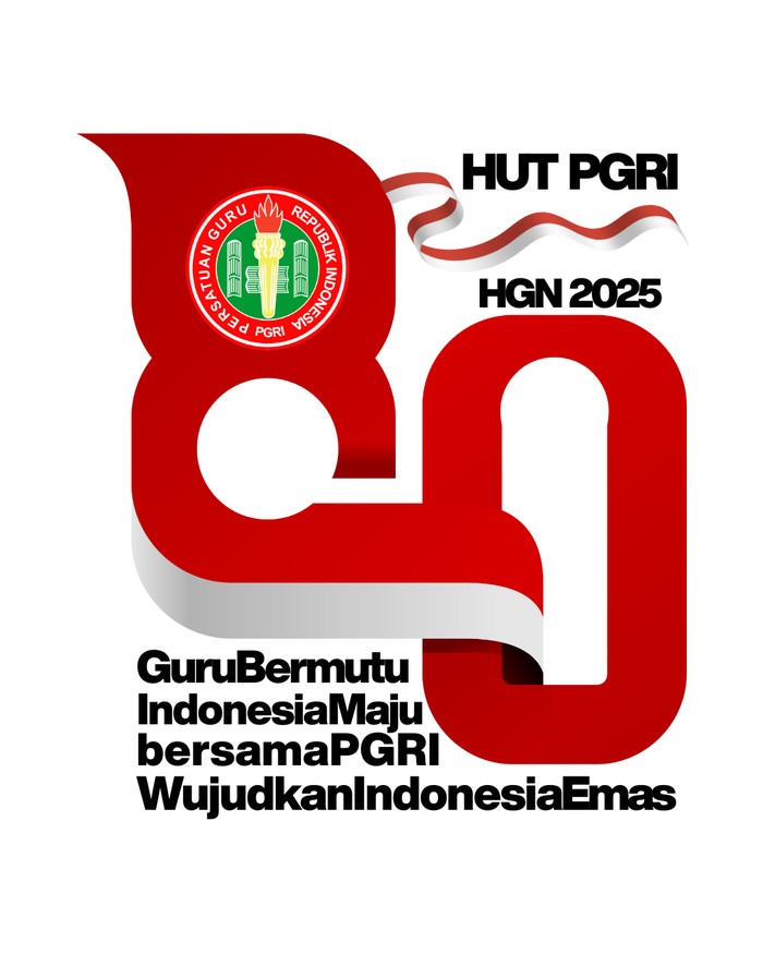 Tema dan Logo HUT ke-80 PGRI 2025