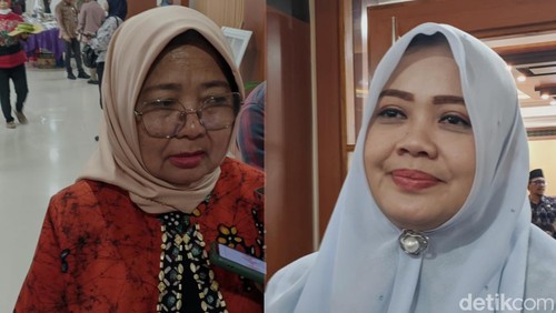 Wakil Gubernur NTB Indah Dhamayanti Putri (kanan) dan Ketua DPRD NTB Baiq Isvie Rupaeda (kiri) ditemui di kantor Gubernur NTB, Kamis (20/11/2025).