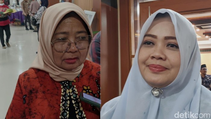 Wakil Gubernur NTB Indah Dhamayanti Putri (kanan) dan Ketua DPRD NTB Baiq Isvie Rupaeda (kiri) ditemui di kantor Gubernur NTB, Kamis (20/11/2025).