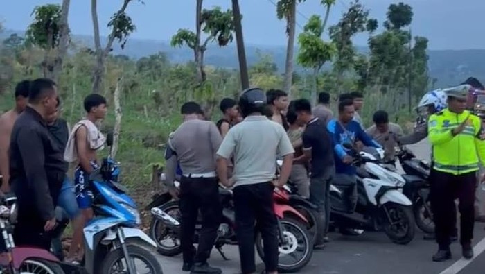 21 Remaja Balap Liar Di jalan Raya Tuban Diamankan Polisi