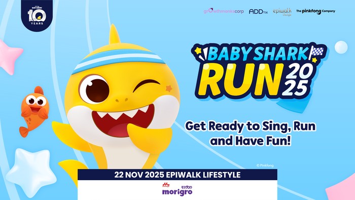 Baby Shark Run 2025 Ajak Anak Aktif Bareng Keluarga & Morigro, Datang Yuk!