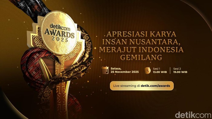 Foto: detikcom Awards 2025. (detikcom)