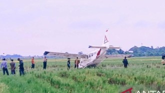 Pengakuan Kapten Eko, Pilot Pesawat yang Mendarat Darurat di Sawah Karawang