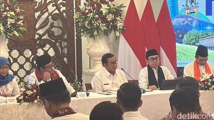 Gubernur DKI Jakarta Pramono Anung mengatakan tren penurunan tingkat pengangguran di Jakarta tidak terlepas gelaran 14 kali bursa kerja (job fair). (B Belia/detikcom)