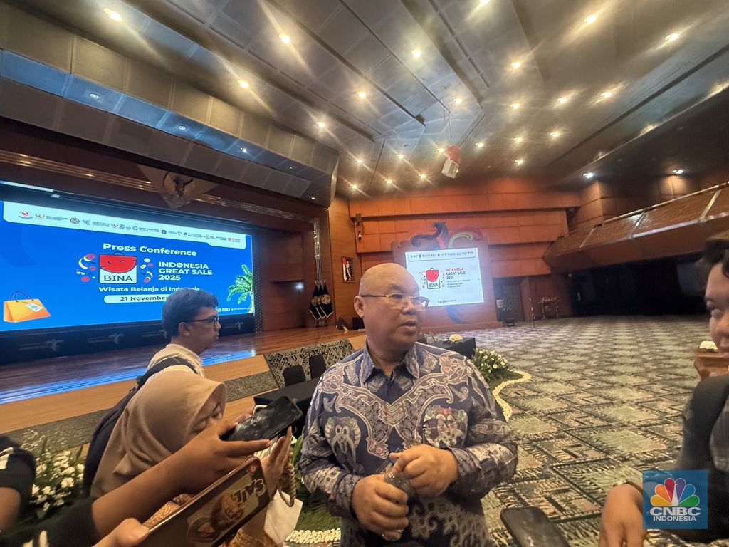 Himpunan Peritel dan Penyewa Pusat Perbelanjaan Indonesia (Hippindo) dan Asosiasi Pengelola Pusat Belanja Indonesia (APPBI). BINA-Indonesia Great Sale 2025 akan diselenggarakan mulai 18 Desember 2025 sampai 4 Januari 2026. (CNBC Indonesia/Lynda Hasibuan)