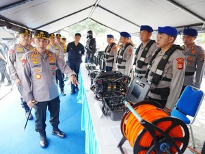 Kapolri Cek Sarana-Prasarana, Pastikan Polda DIY Siap Hadapi Potensi Bencana