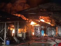 Video: Kebakaran Gudang Penyimpanan Oli Bekas di Bogor Padam Setelah 13 Jam