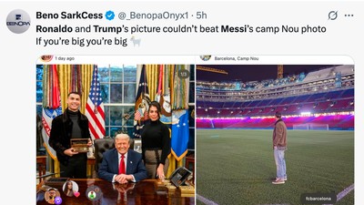 Sengitnya Perdebatan Ronaldo Vs Messi di Amerika Serikat