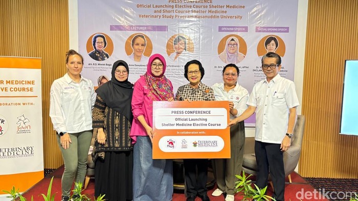 Peresmian Mata Kuliah elektif Shelter Medicine di Prodi Kedokteran Fakultas Kedokteran Universitas Hasanuddin yang bekerjasama dengan JAAN Domestic Indonesia Foundation serta mitra Internasional Four Paws International.