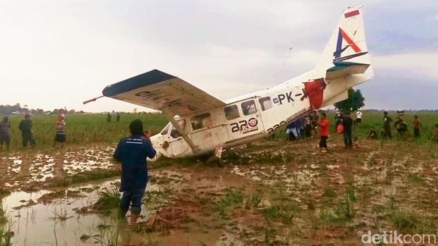 Pesawat Cessna jatuh di Tirtamulya, Karawang