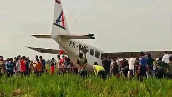Pesawat Cessna yang jatuh di Karawang