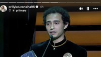 Prilly Latuconsina pada 2023 juga menang pada membawa pulang Piala Citra sebagai Pemeran Pendukung Wanita Terbaik. Foto: dok instagram Prilly Latuconsina
