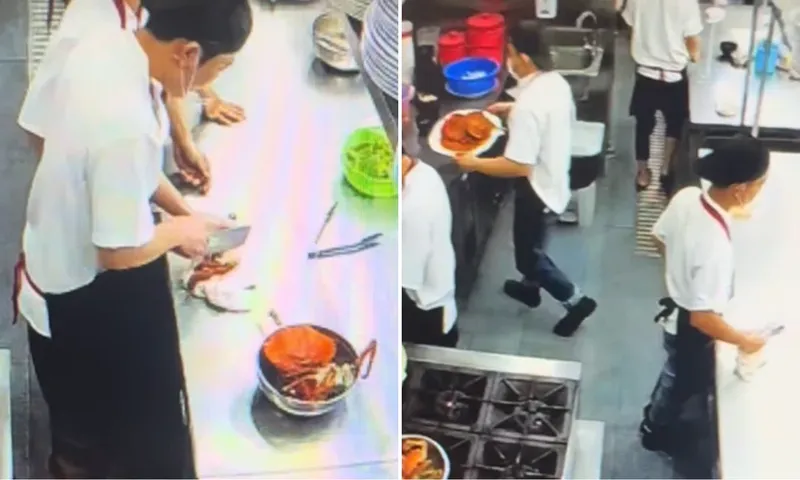 Duh! Restoran Ini Diprotes Gegara Chef Potong Kepiting di Atas Lap
