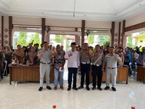 Sat Lantas Polres Lamongan Gencarkan Tata Cara Lalin yang Baik-Benar