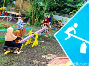 Saung Aset, Taman Kreatif dari Barang Bekas yang Segarkan Batu Ampar
