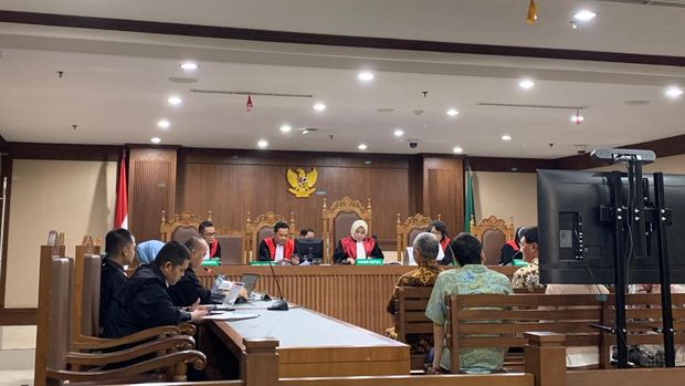 Sidang kasus korupsi proyek pembangunan tol layang MBZ (Mulia/detikcom)