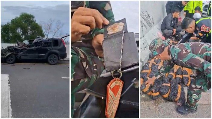 Tangkap layar video mobil kecelakaan di tol membawa puluhan ribu ekstasi