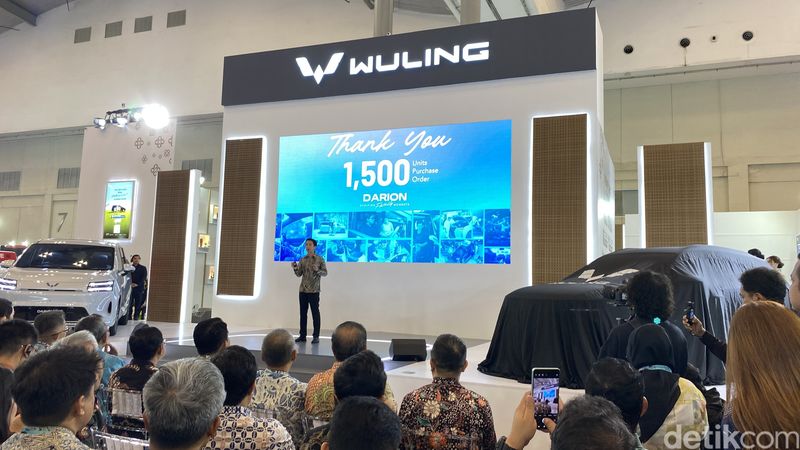 Wuling Darion sudah mencapai 1.500 SPK. Diumumkan pada ajang GJAW 2025, harganya akan naik.