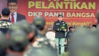 Ketua Umum Partai Kebangkitan Bangsa (PKB) Abdul Muhaimin Iskandar melantik Dewan Komando Pusat (DKP) dan Dewan Komando Wilayah (DKW) Panji Bangsa di Depok, Jawa Barat, Sabtu (22/11/2025). Foto: ANTARA FOTO/Yulius Satria Wijaya