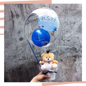 Buket balon, buket boneka, buket hari guru. (dok. Pinterest Dine Danani)