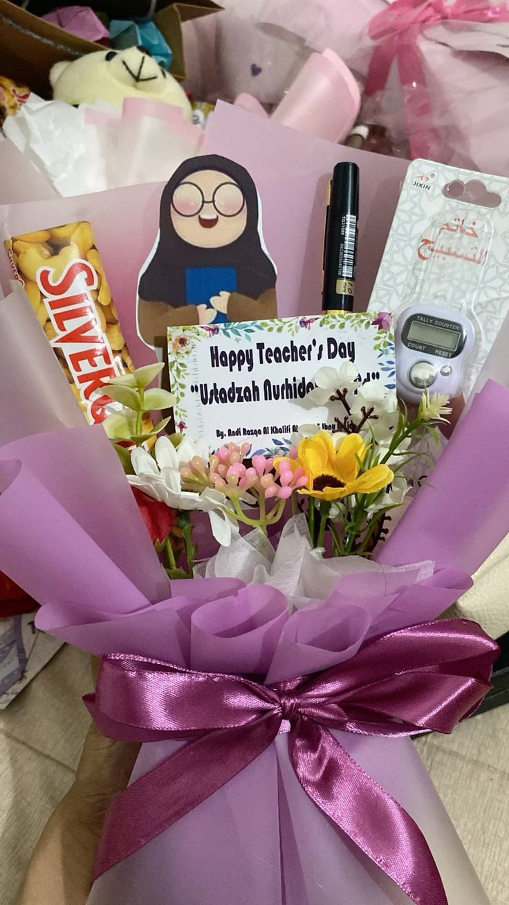 Buket hari guru. (dok. Pinterst Ida Buket)